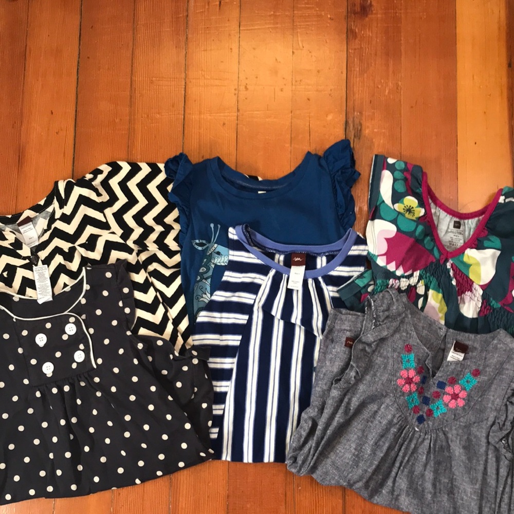 LOT Tea Collection Sz. 4 Dresses EUC